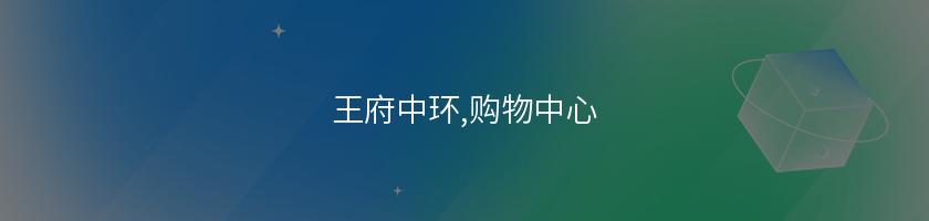 王府中環,購物中心