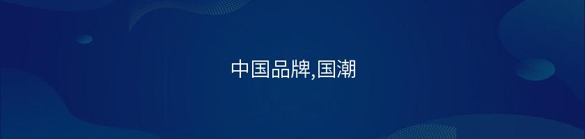 中國品牌,國潮