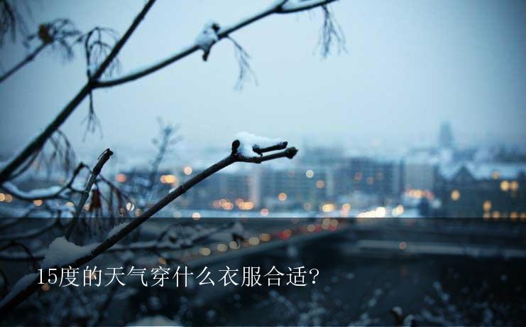 15度穿什么衣服合適